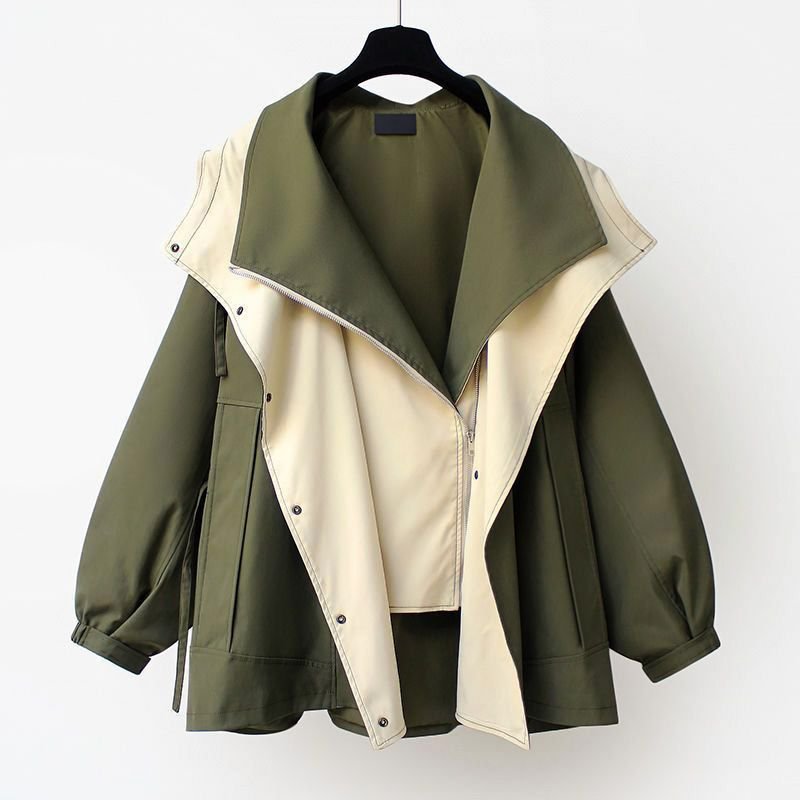 Damen Blouson mit Asymmetrischem Reissverschluss