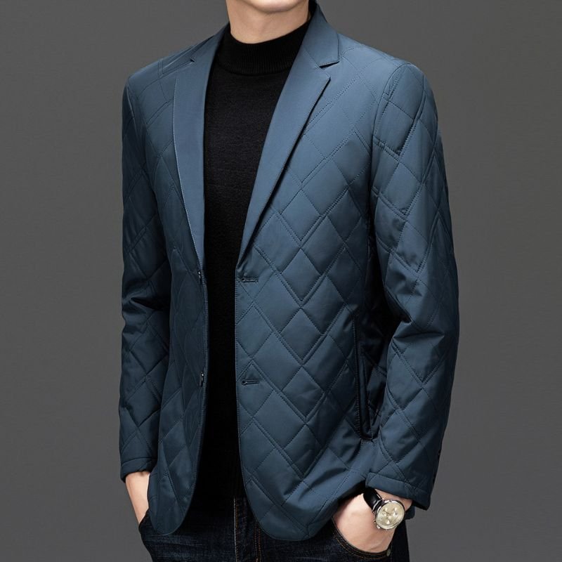 Herren Elegante Steppjacke mit Reverskragen