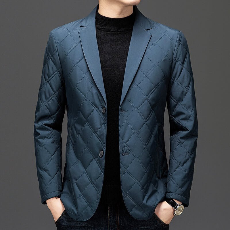 Herren Elegante Steppjacke mit Reverskragen