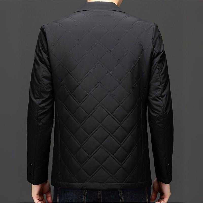 Herren Elegante Steppjacke mit Reverskragen
