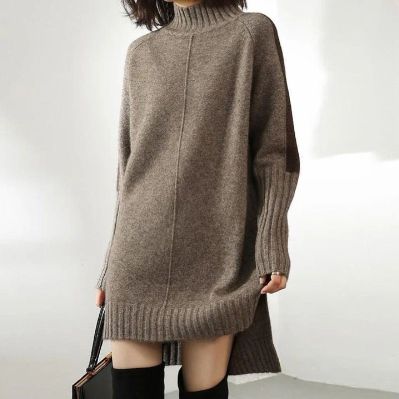 Damen Strickkleid aus Kaschmir-Mix