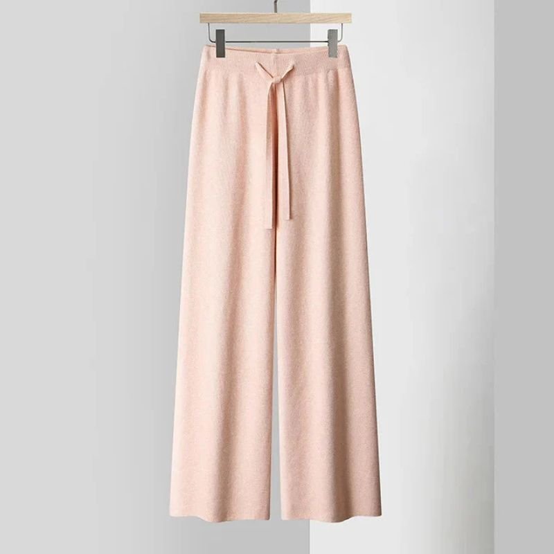 Damen Gemütliche Stoffhose aus Kaschmir-Mischung