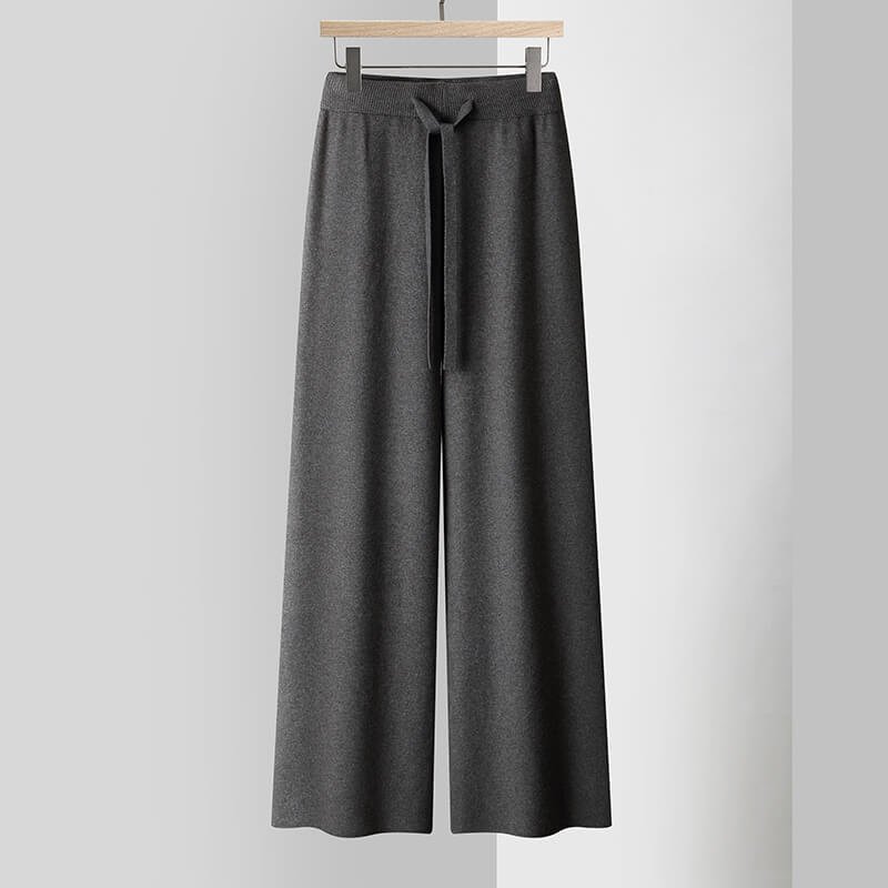 Damen Gemütliche Stoffhose aus Kaschmir-Mischung