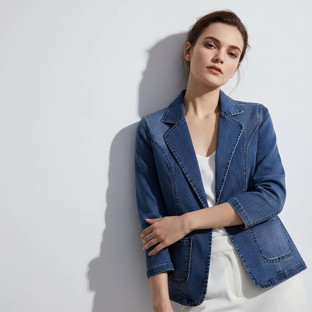 Damen Jeansblazer aus Bio-Baumwolle