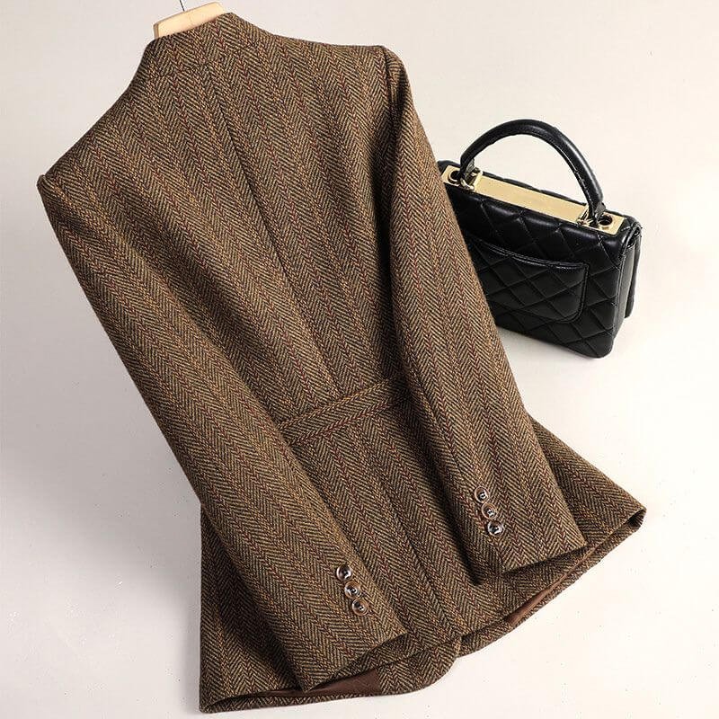 Damen Eleganter Wollblazer