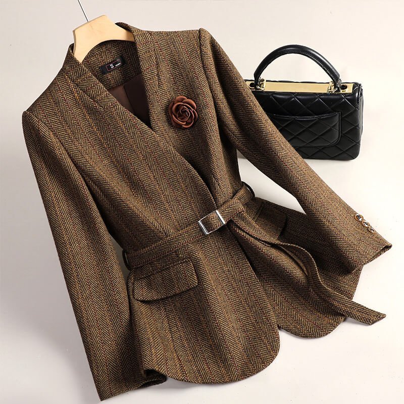 Damen Eleganter Wollblazer