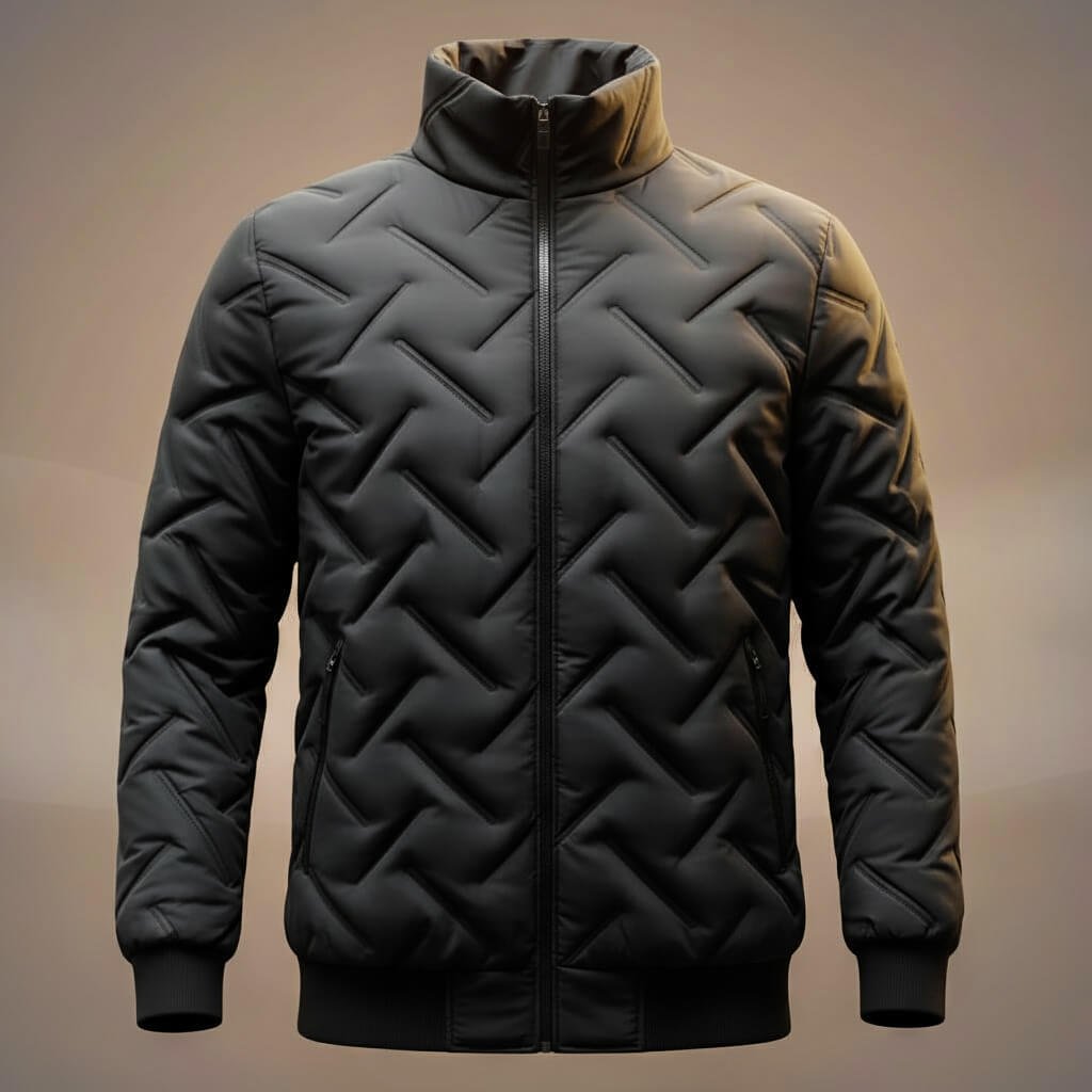 Herren Steppjacke mit Stehkragen