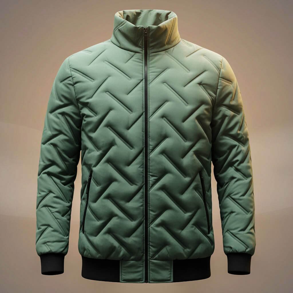 Herren Steppjacke mit Stehkragen