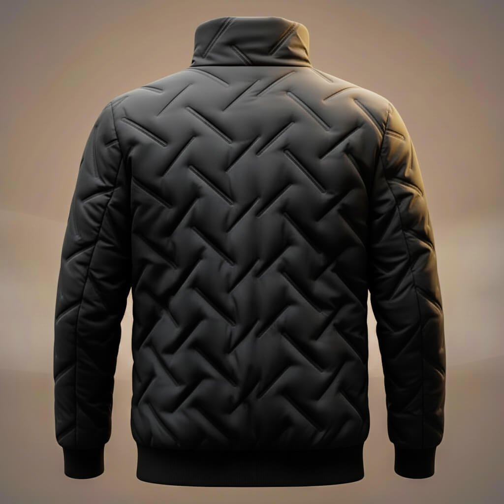 Herren Steppjacke mit Stehkragen