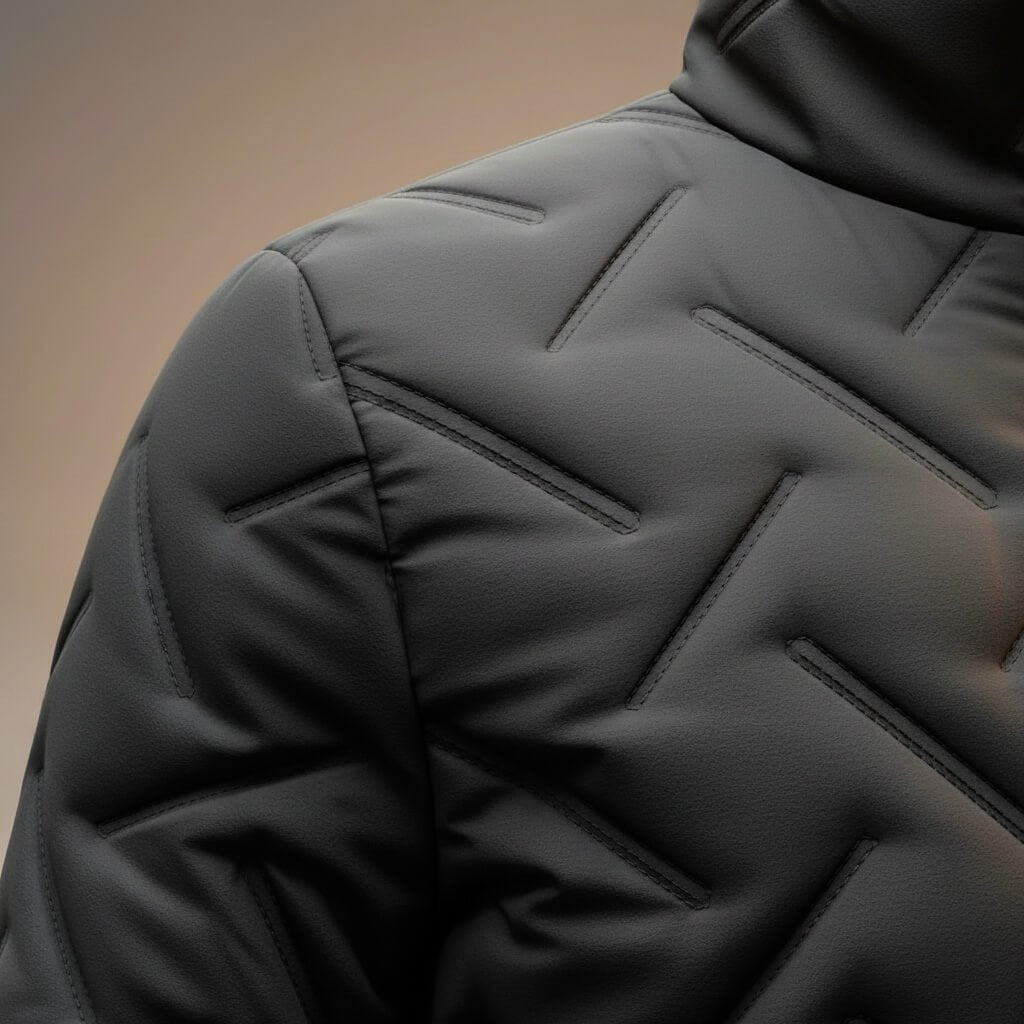 Herren Steppjacke mit Stehkragen