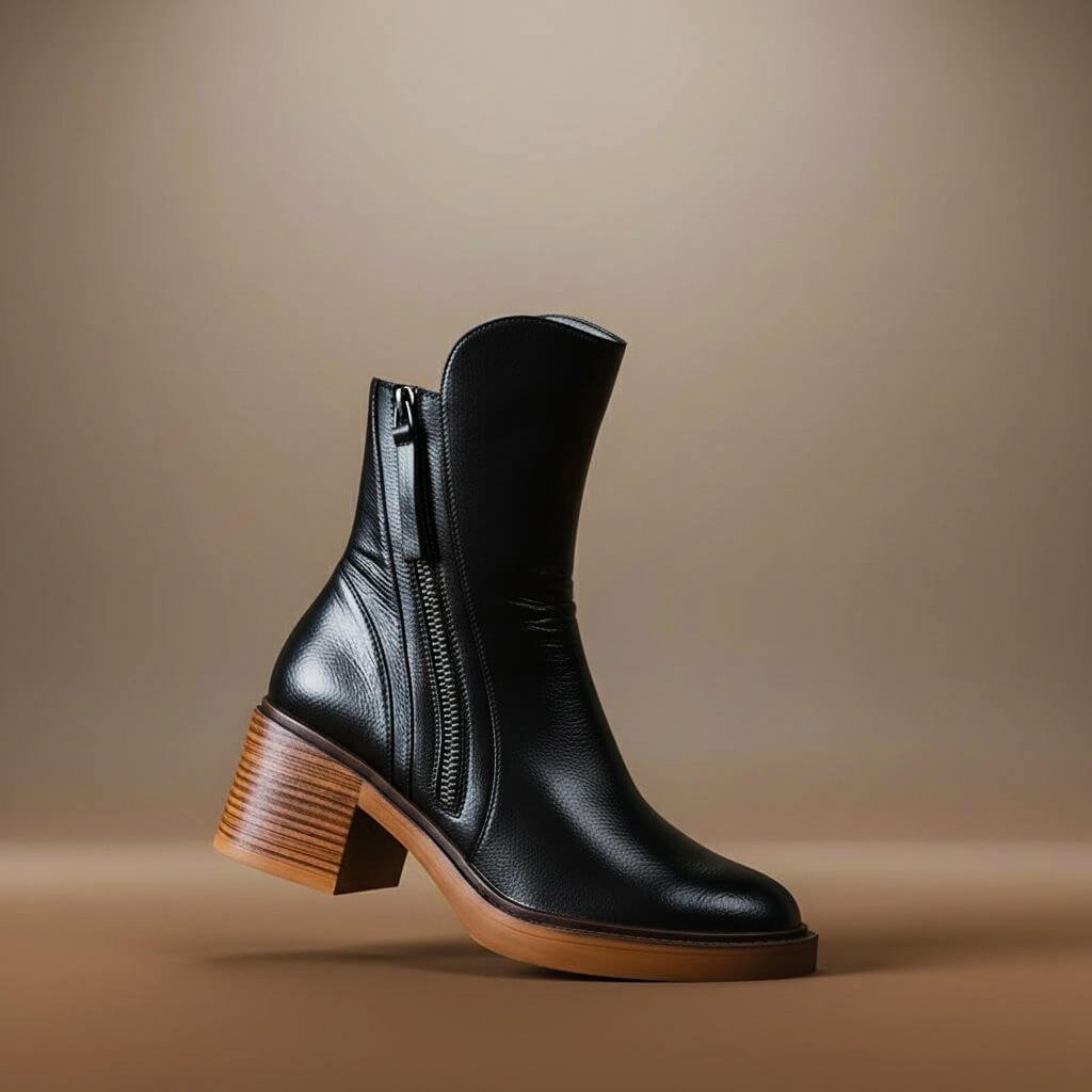 Damen Klassische Stiefeletten aus Leder