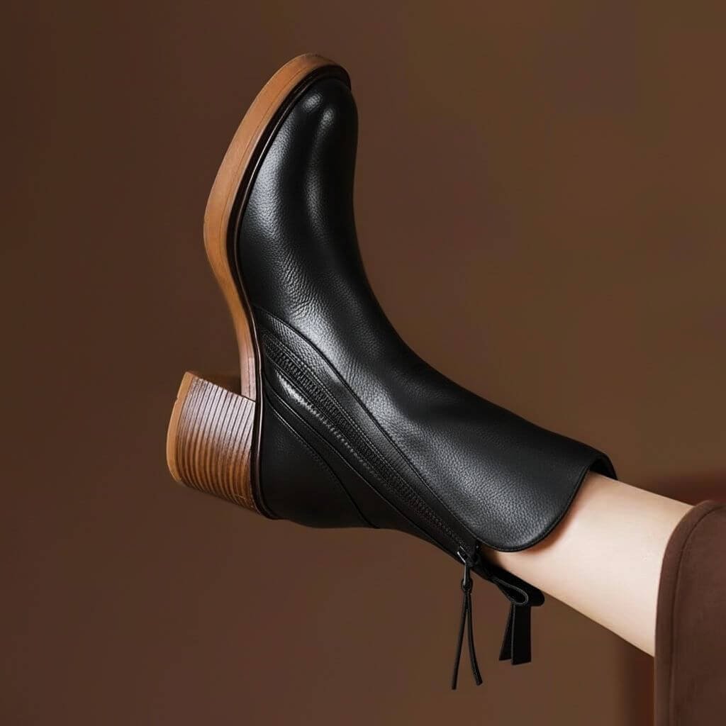 Damen Klassische Stiefeletten aus Leder