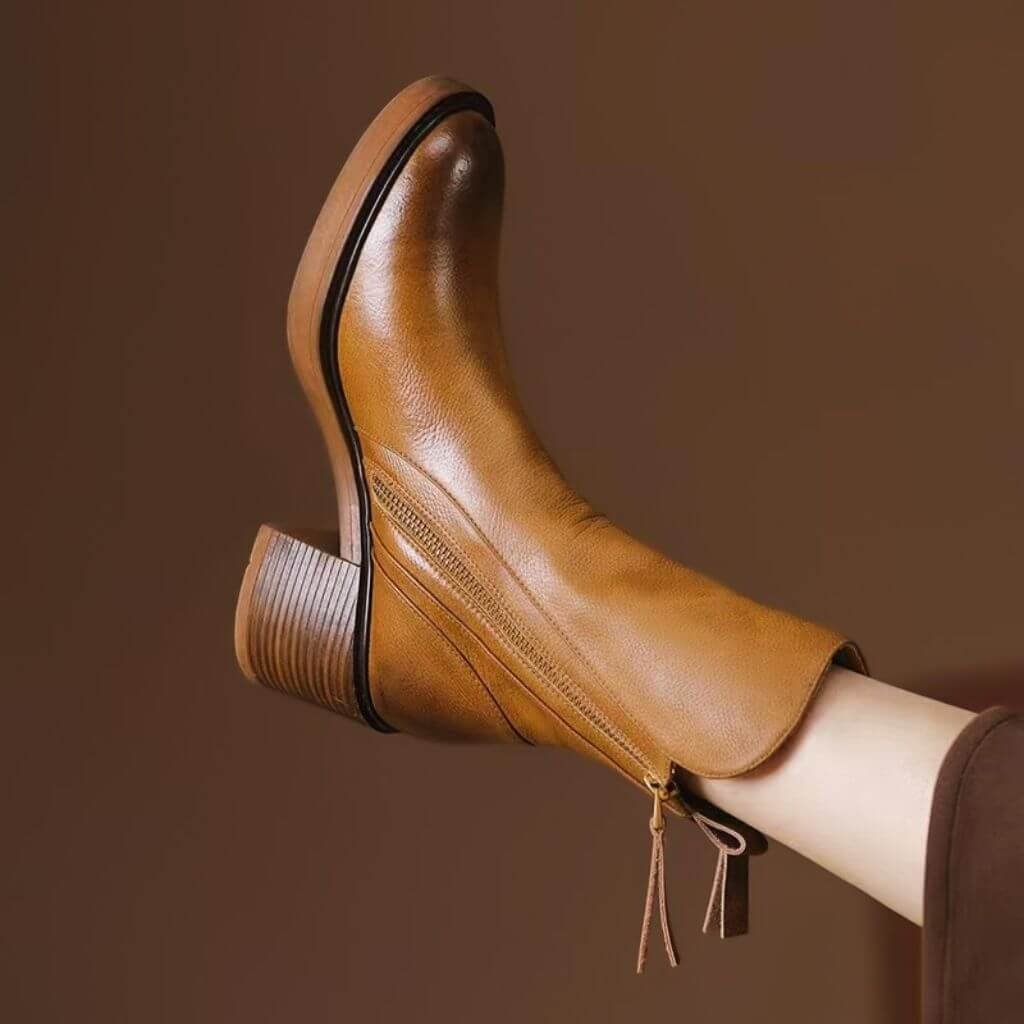 Damen Klassische Stiefeletten aus Leder