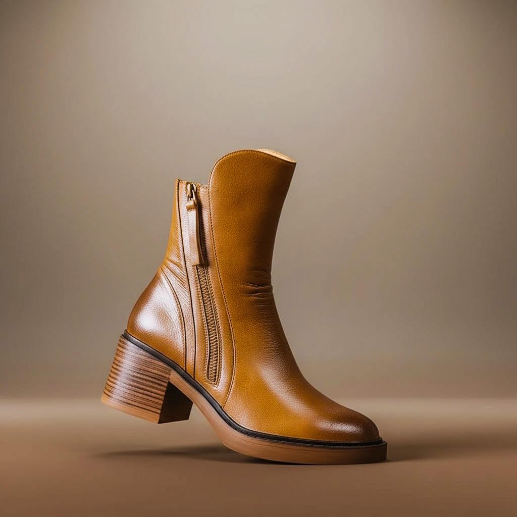 Damen Klassische Stiefeletten aus Leder