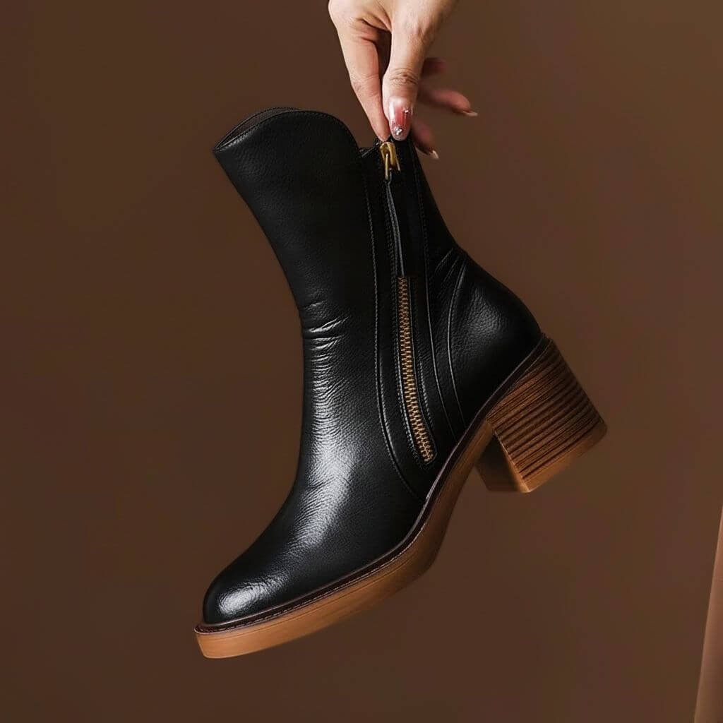 Damen Klassische Stiefeletten aus Leder