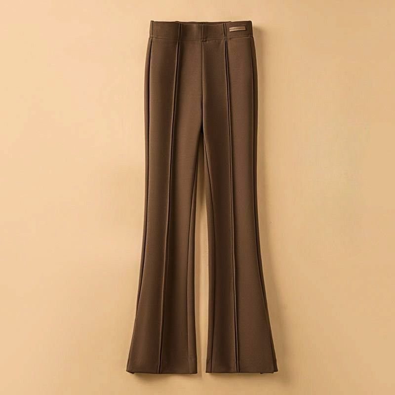 Damen Elegante High-Waist-Schlaghose