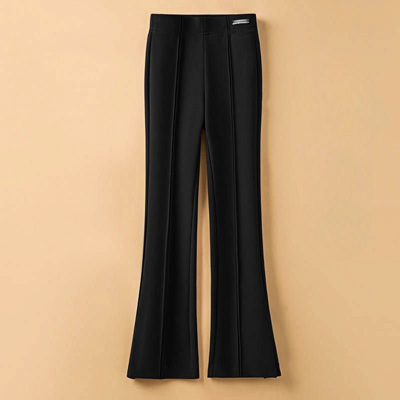 Damen Elegante High-Waist-Schlaghose