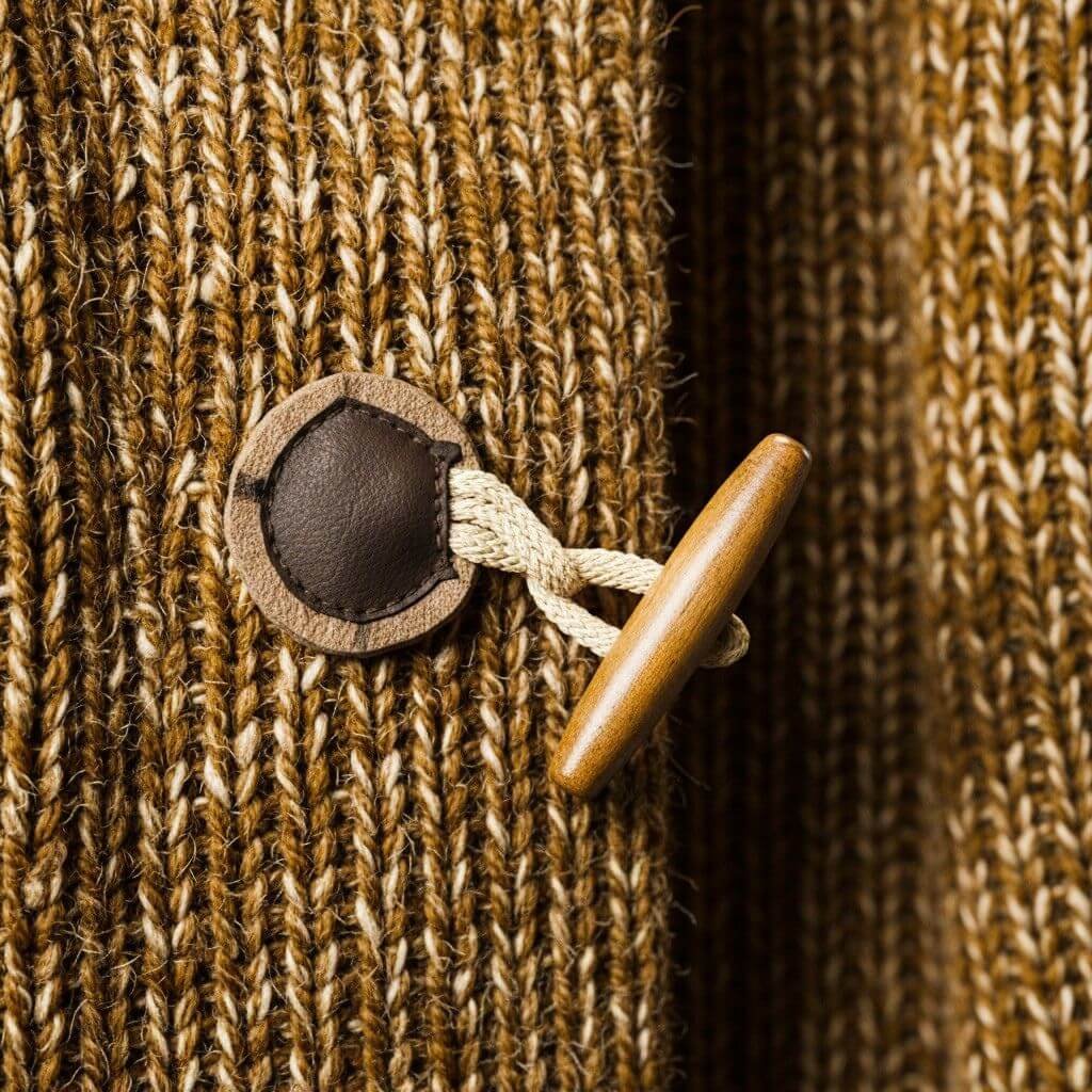 Herren Gemütlicher Cardigan mit Kapuze