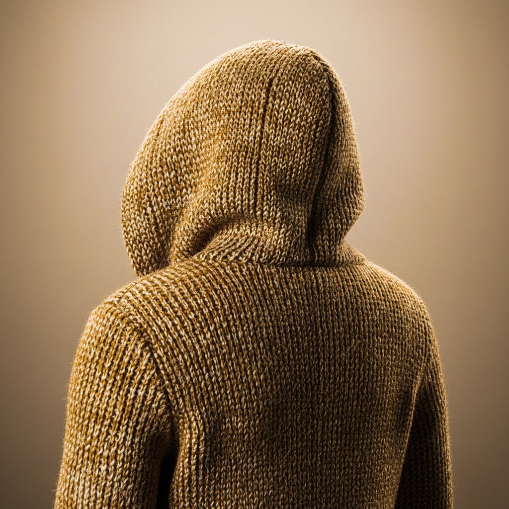 Herren Gemütlicher Cardigan mit Kapuze