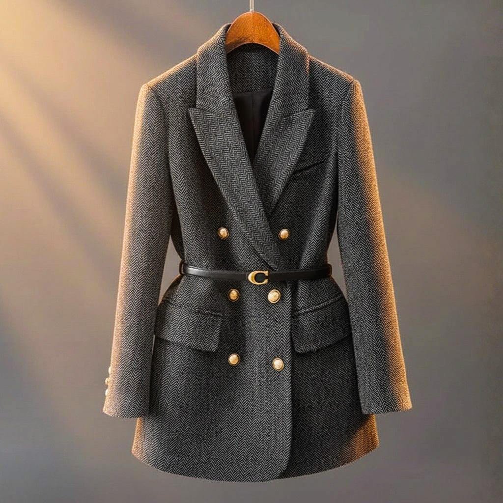 Damen Eleganter Woll-Blazer