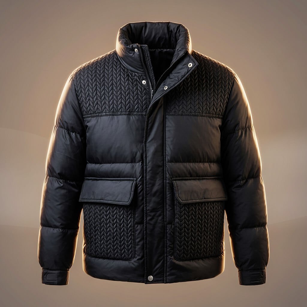 Herren Gemütliche Daunenjacke