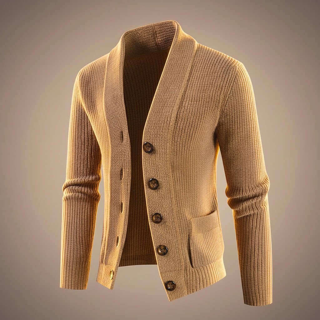 Herren Strickjacke aus Wolle
