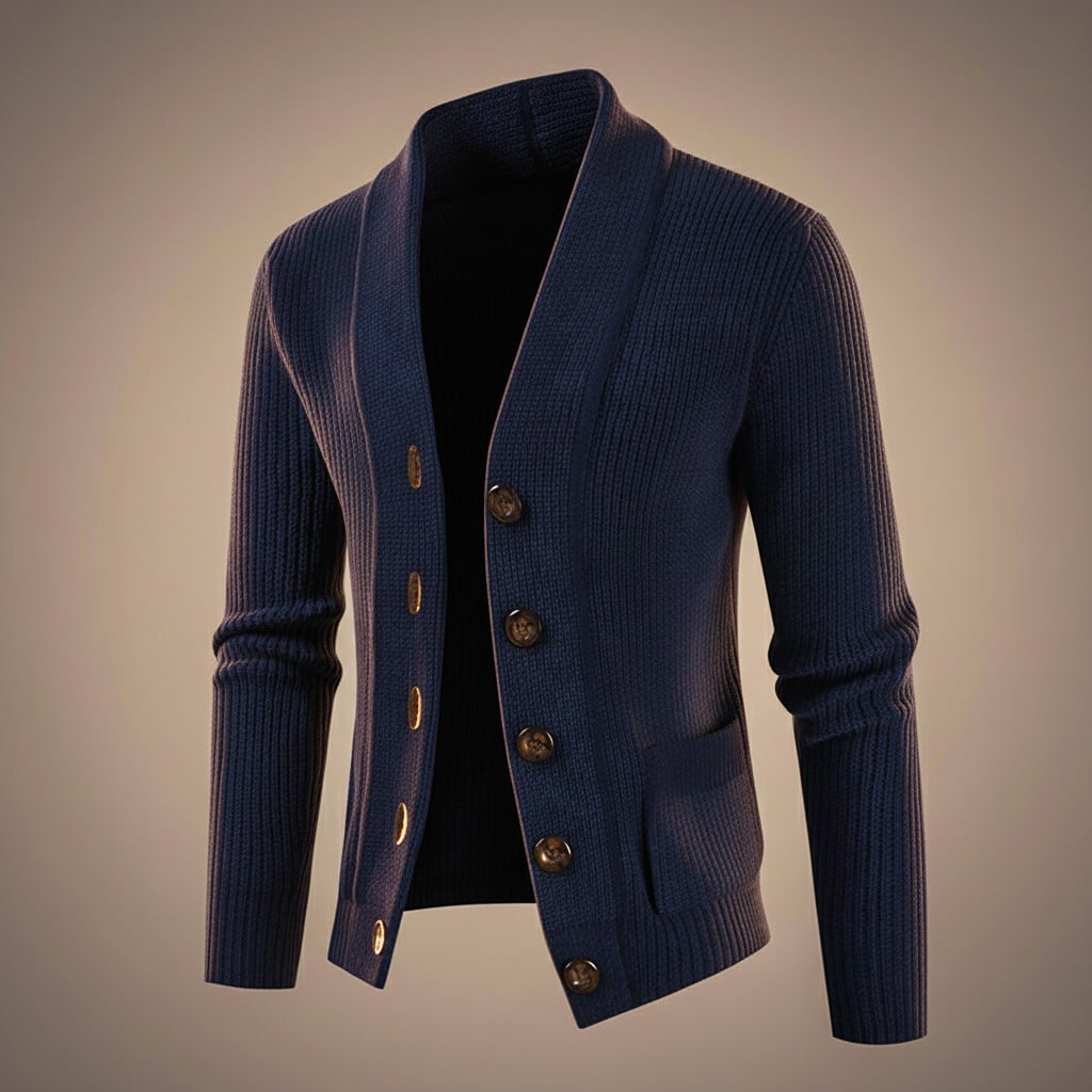 Herren Strickjacke aus Wolle