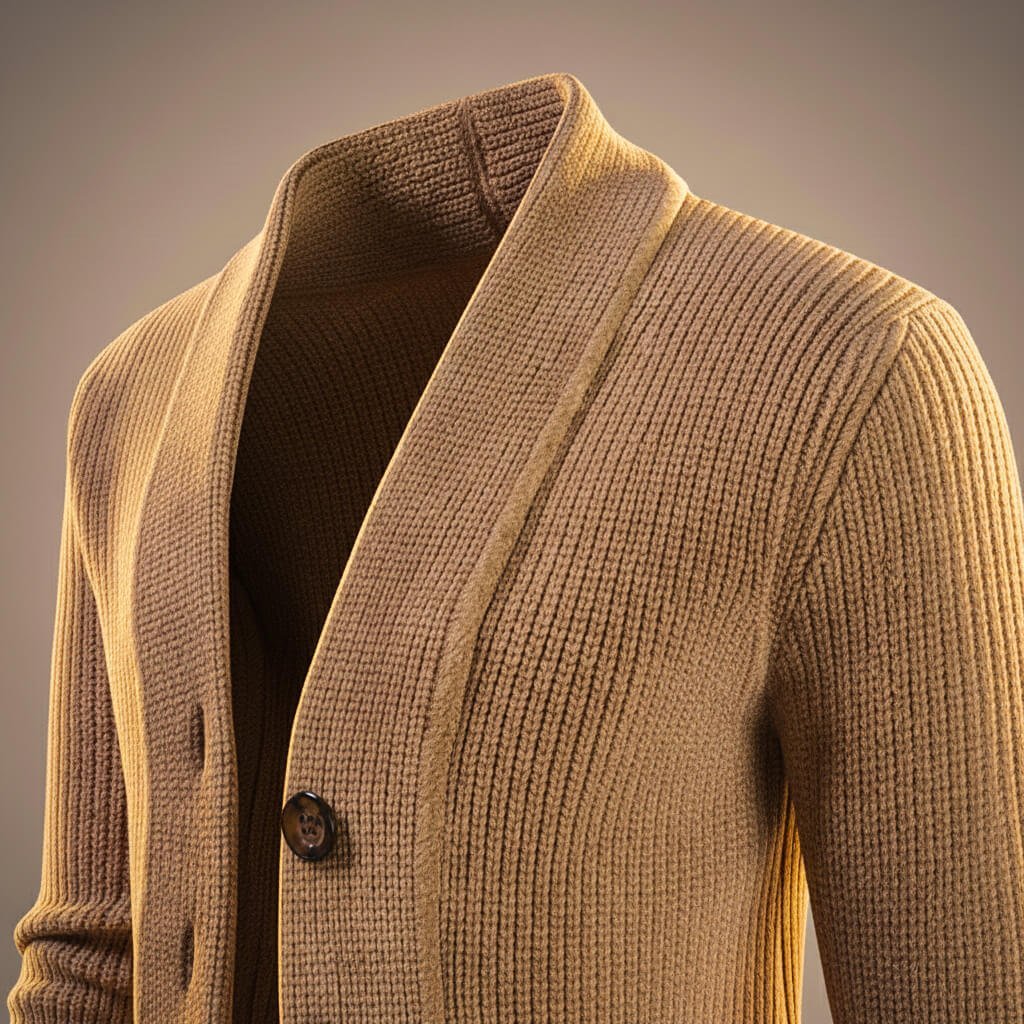 Herren Strickjacke aus Wolle