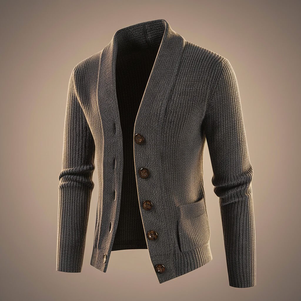 Herren Strickjacke aus Wolle