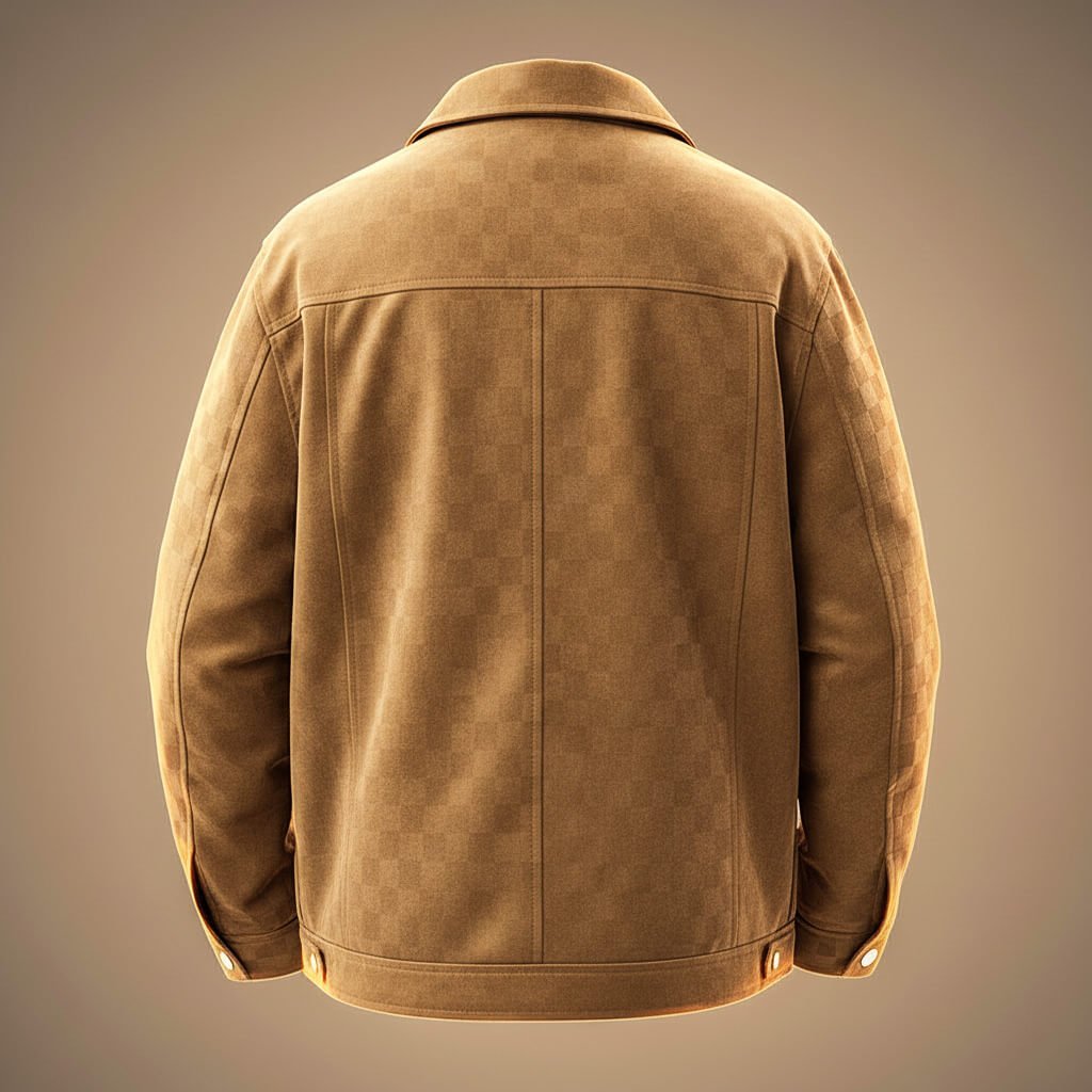 Herren Lässige Hemdjacke mit Karomuster