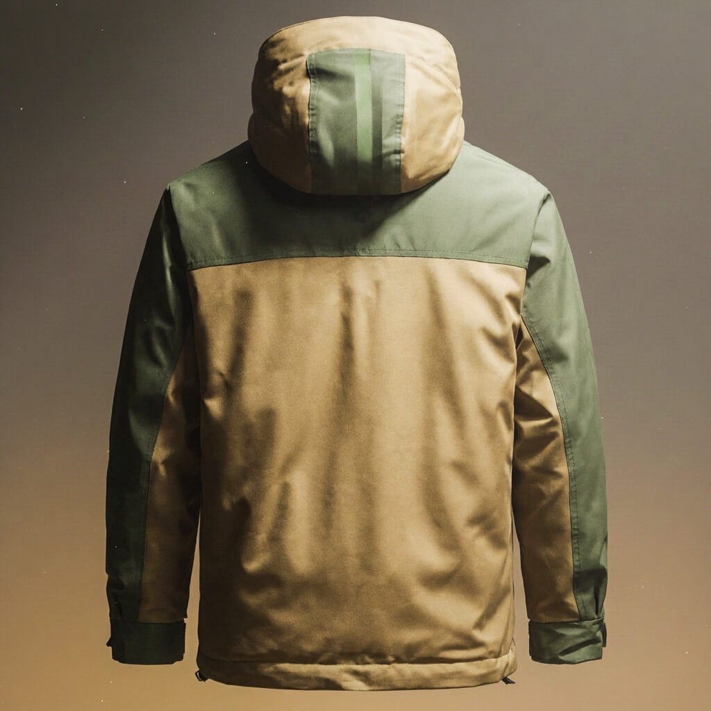 Herren Lässige Windjacke mit Kapuze