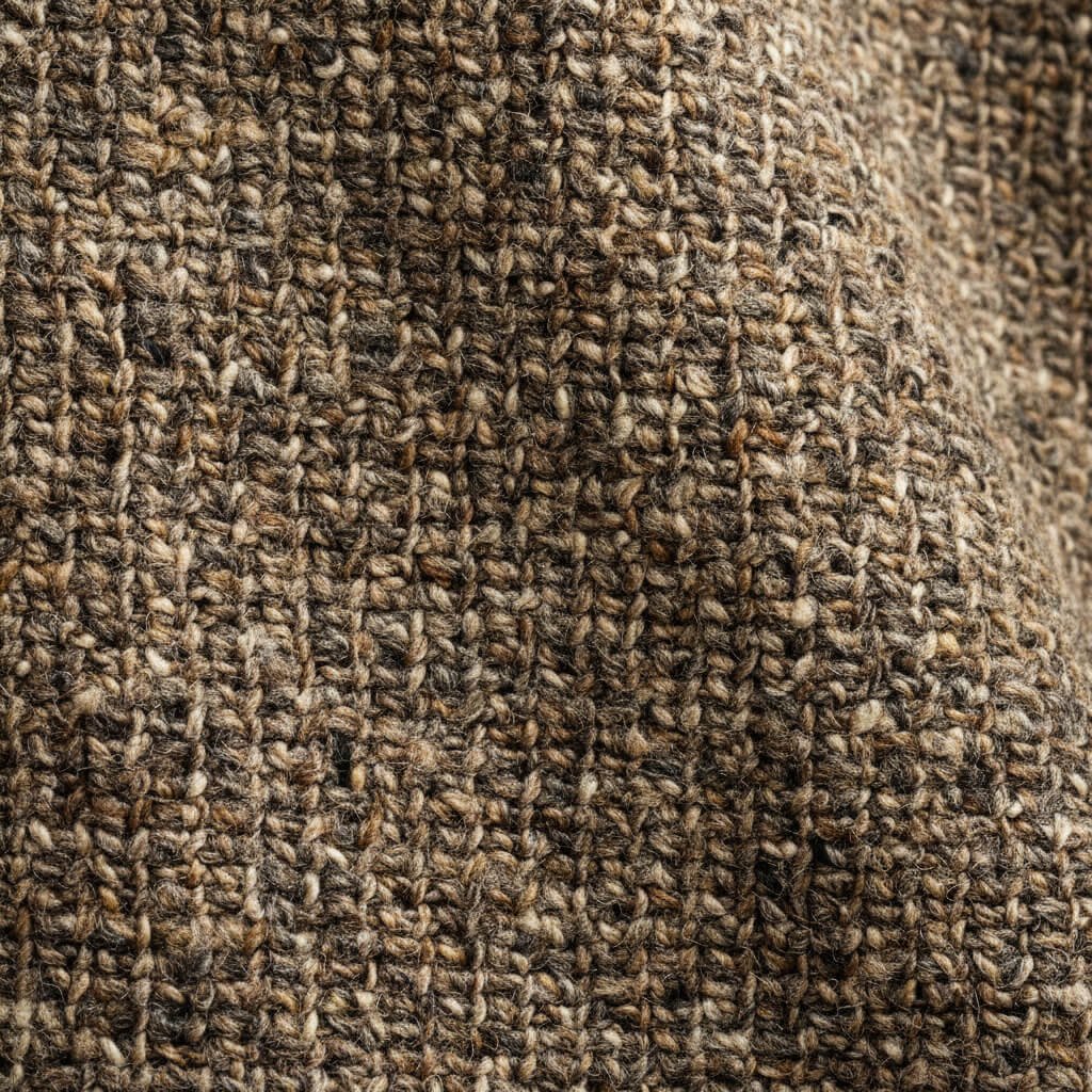 Herren Gemütliche Bouclé-Hemdjacke