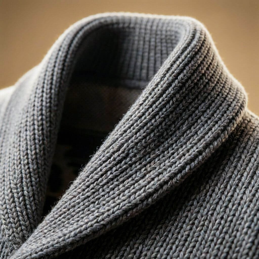 Herren Cardigan aus Wollmischung mit Schalkragen