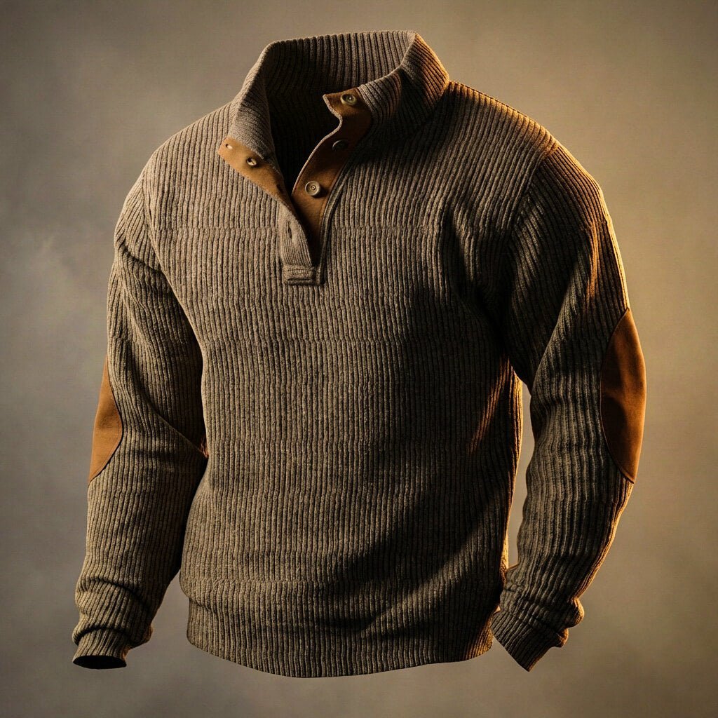 Herren Lässiges Cord-Overshirt