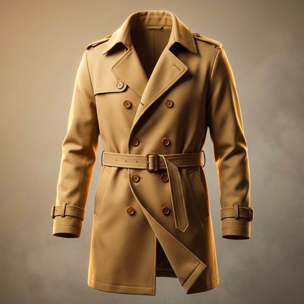 Herren Eleganter Trenchcoat