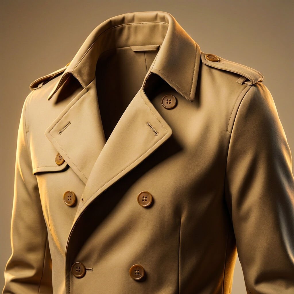 Herren Eleganter Trenchcoat
