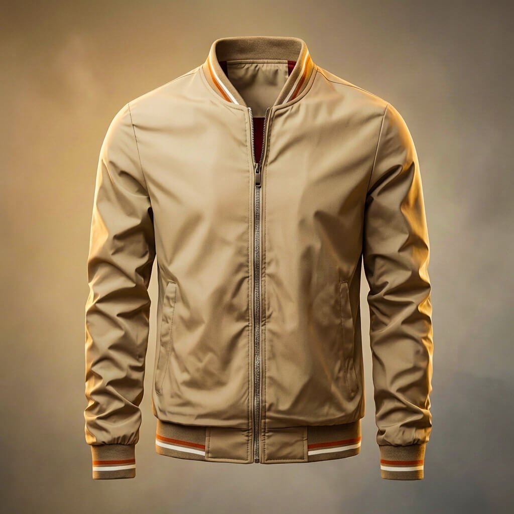 Herren Lässige Bomberjacke