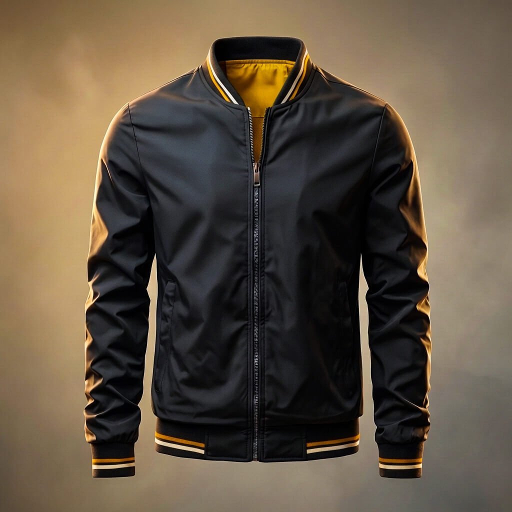 Herren Lässige Bomberjacke