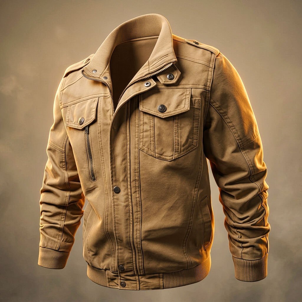 Herren Bomberjacke aus Denim