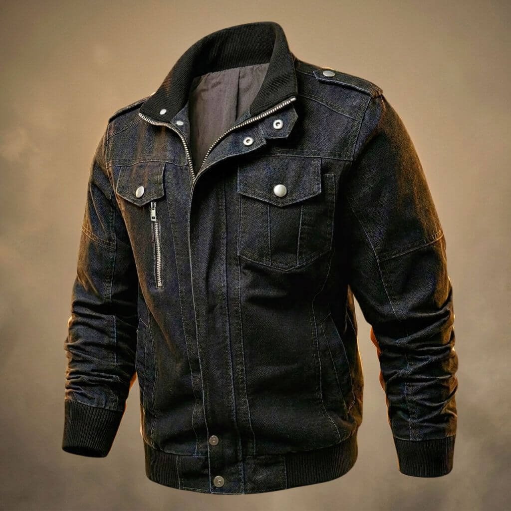 Herren Bomberjacke aus Denim