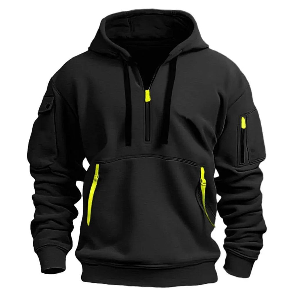 Herren Lässiger Zip Hoodie