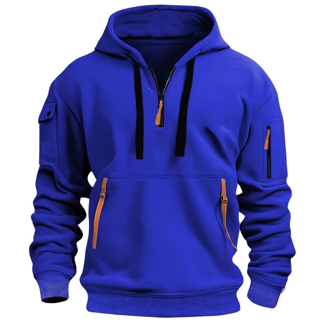 Herren Lässiger Zip Hoodie