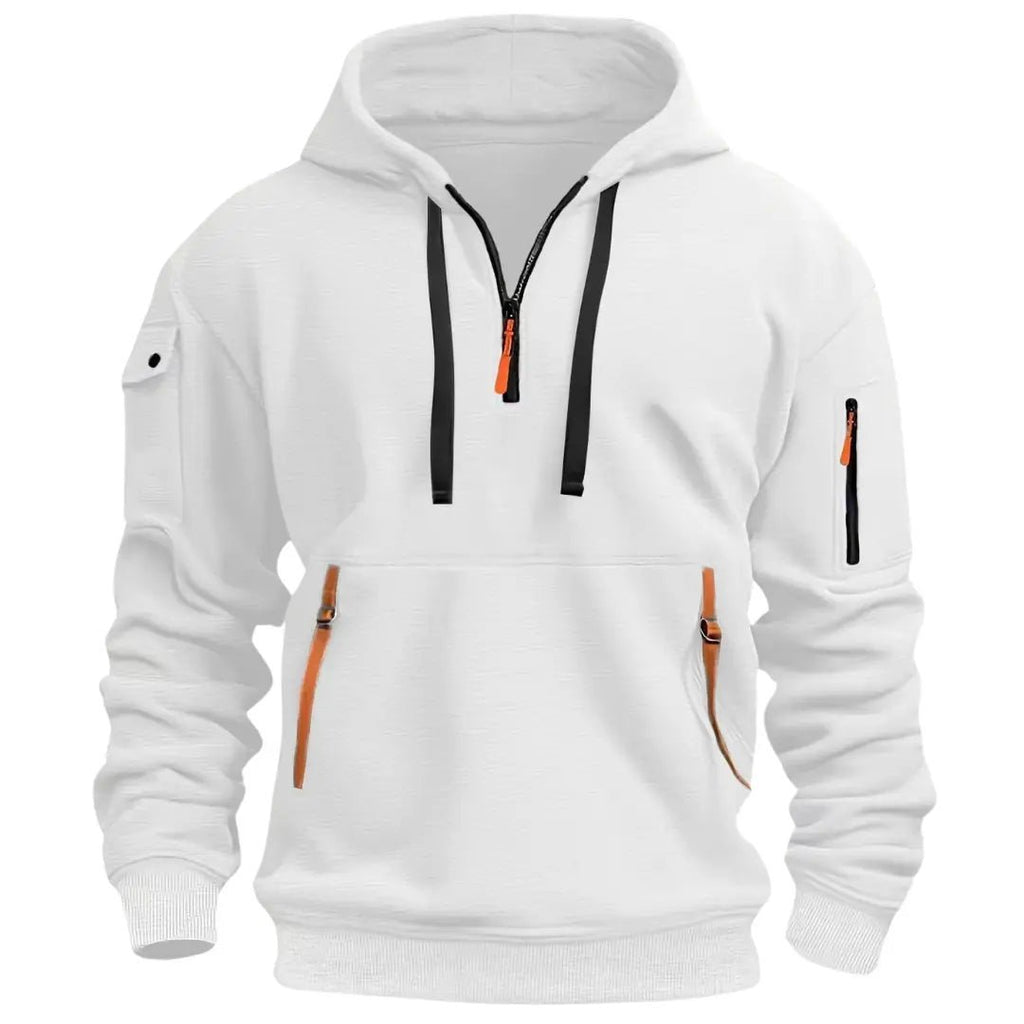 Herren Lässiger Zip Hoodie