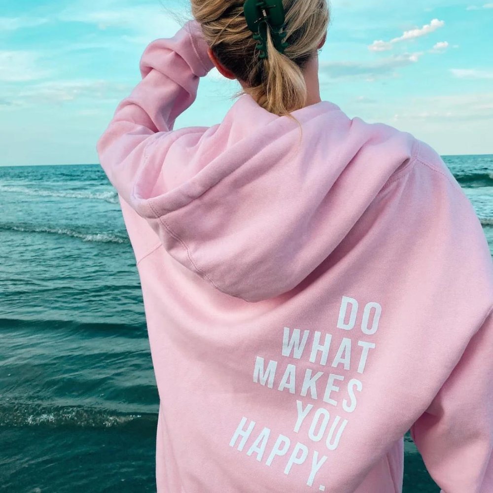 Damen Oversize Hoodie mit Rückenprint