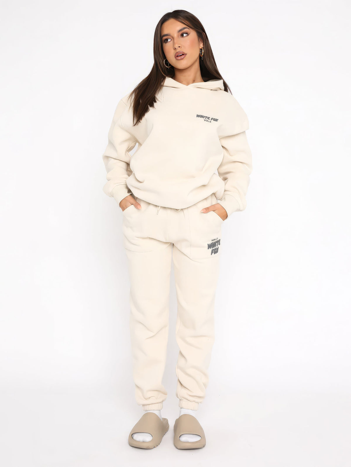 Damen Lässiger Hoodie-Zweiteiler