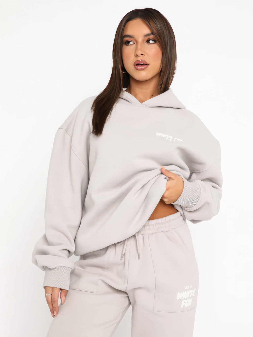 Damen Lässiger Hoodie-Zweiteiler