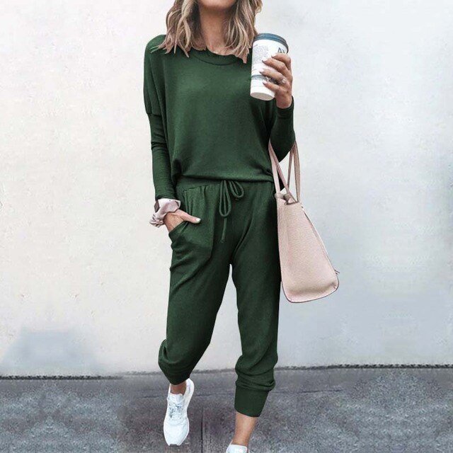 Damen Gemütliches Loungewear Set mit Jogginghose