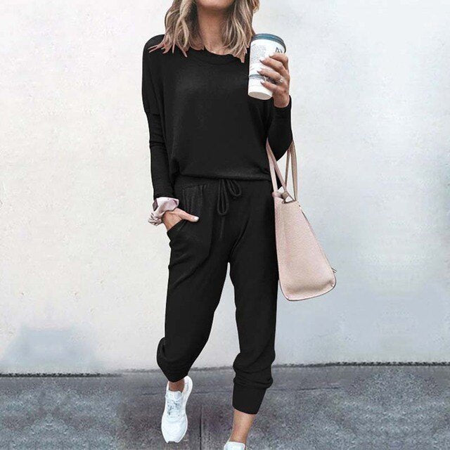 Damen Gemütliches Loungewear Set mit Jogginghose