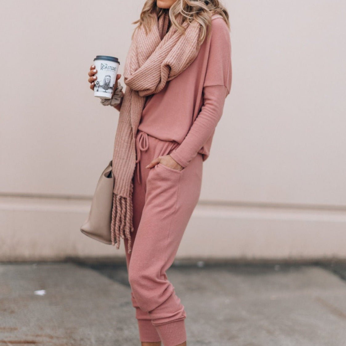 Damen Gemütliches Loungewear Set mit Jogginghose