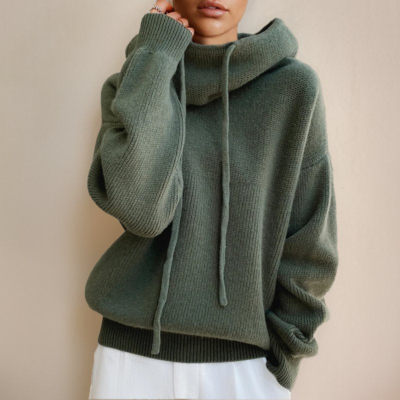 Damen Gemütlicher Rollkragenpullover aus Merinowolle